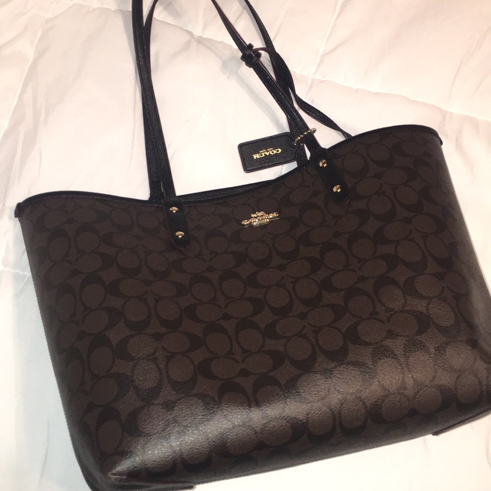 COACH reversible tote bag
